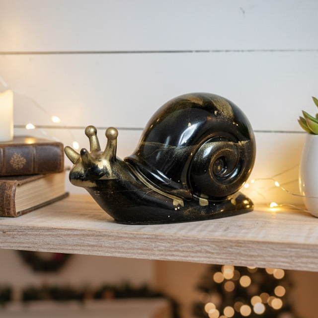 Escargot XXL Volutes Dorées