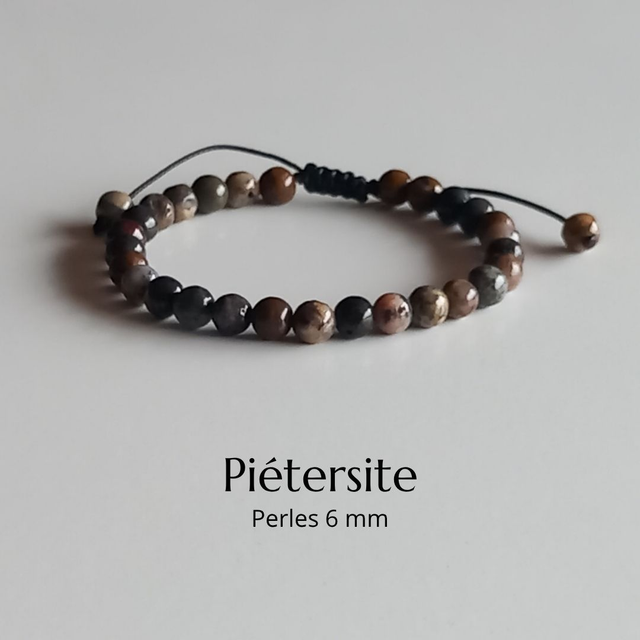 Bracelet ajustable en Piétersite