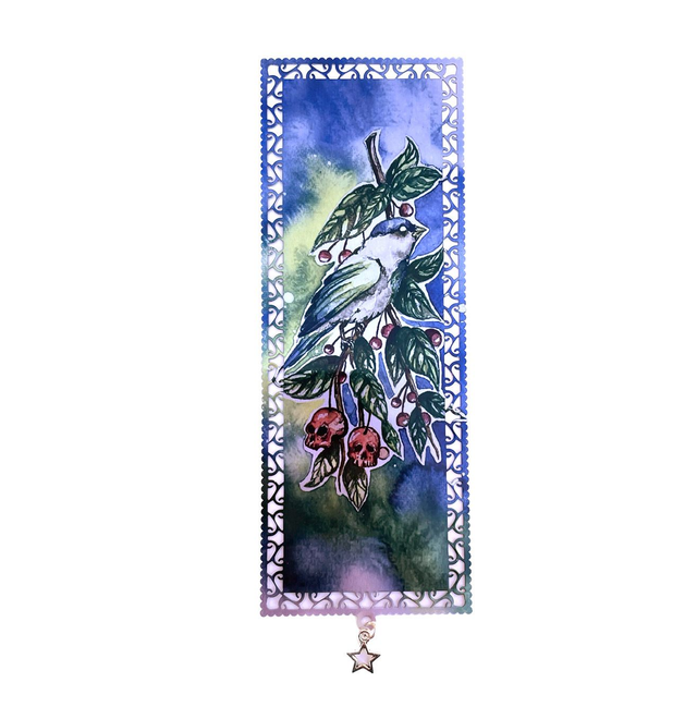 Marque-page aluminium Cerises