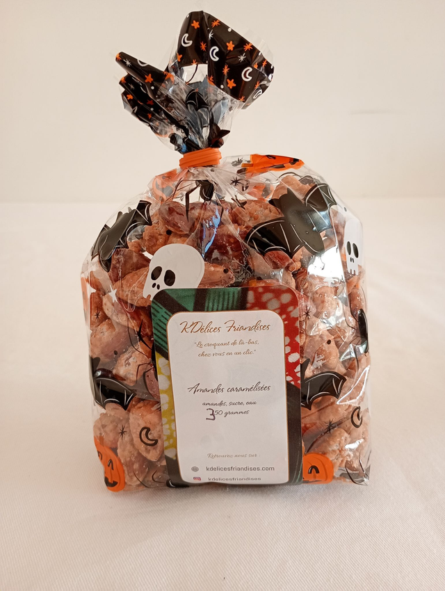 Ballotin HALLOWEEN - Amandes Caramélisées - 350 grs