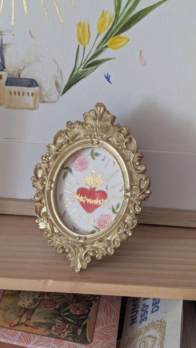 Mini Sacré-Coeur encadré 