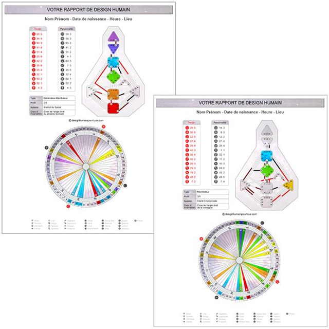 2 rapports individuels de Design Humain 