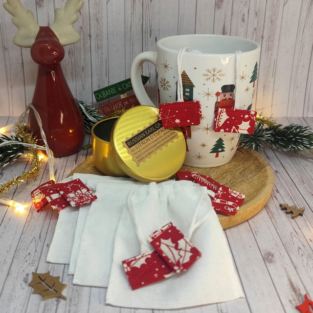 Plateau Pause Thé KĪ HĪNA de Noël