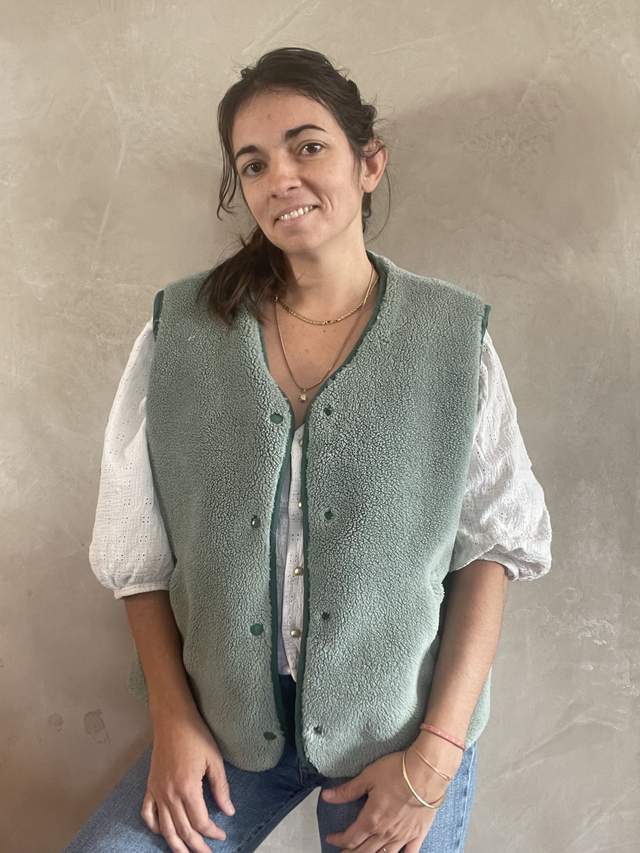 Gilet Sherpa Femme