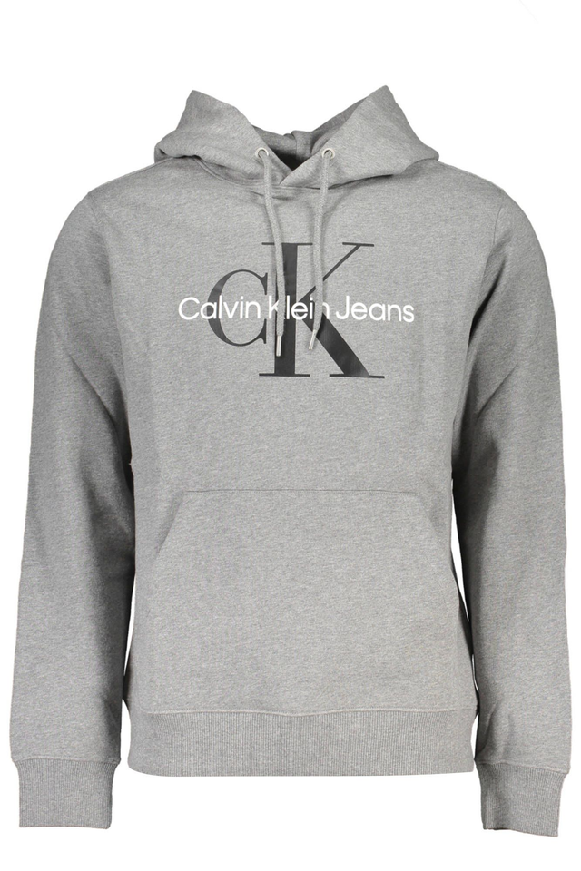 CALVIN KLEIN FELPA SENZA ZIP UOMO GRIGIO