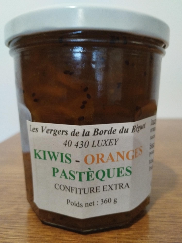Kiwis-Oranges-Pastèques (confiture)