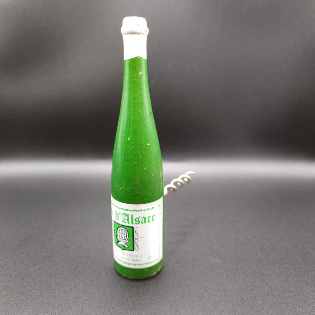 Tire-bouchon bouteille vin d'Alsace 
