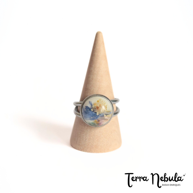 Bague fleurie Bouquet éclatant | BA002F