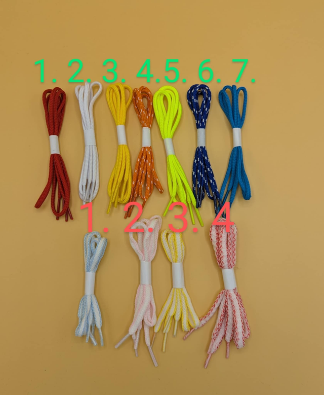  Lacets pour chaussures de bébé – 50 cm – Plusieurs couleurs au choix