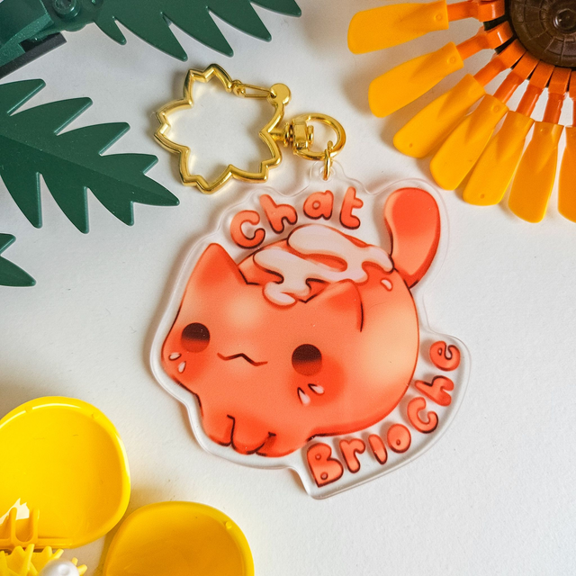 Keychain Chat Brioche