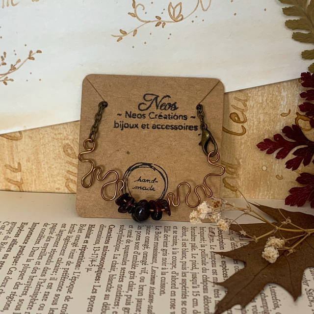 Braderie des Fées - Collier Murmure - Grenat