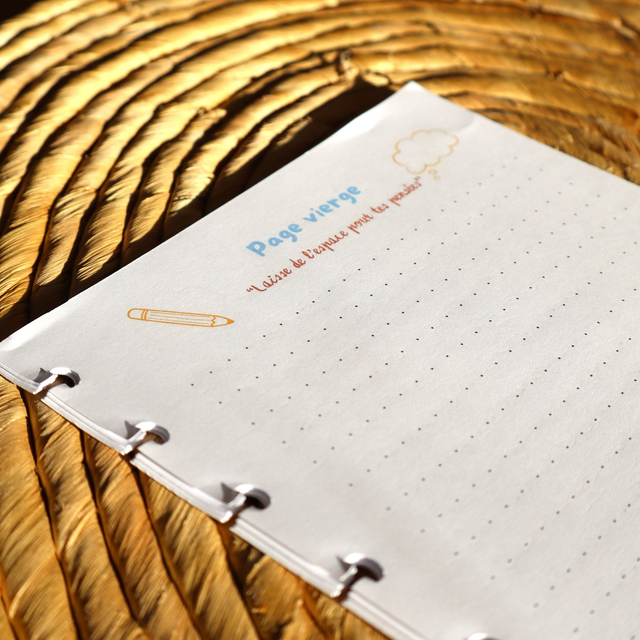 Recharge 50 Pages de Notes à Points + Recharge bougie (en option)