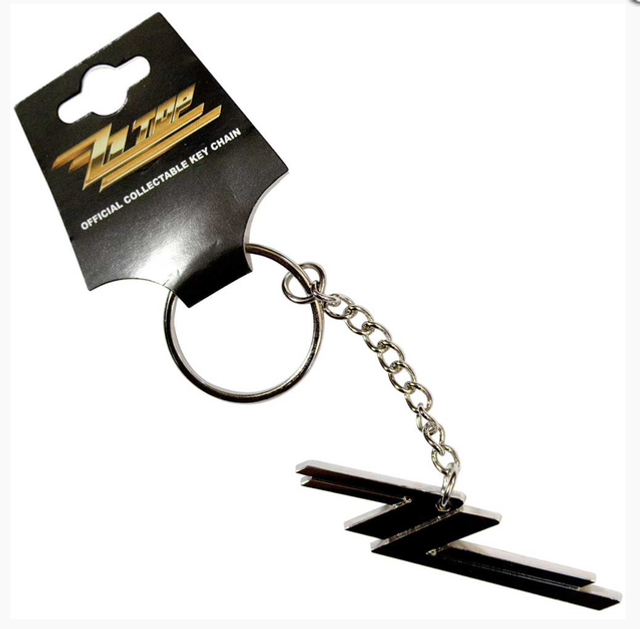 ZZ TOP KEYCHAIN: TWIN ZEES LOGO