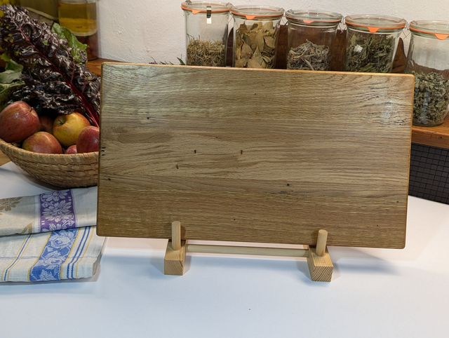 Sideboard Upcycling - Schneidbrett Eiche