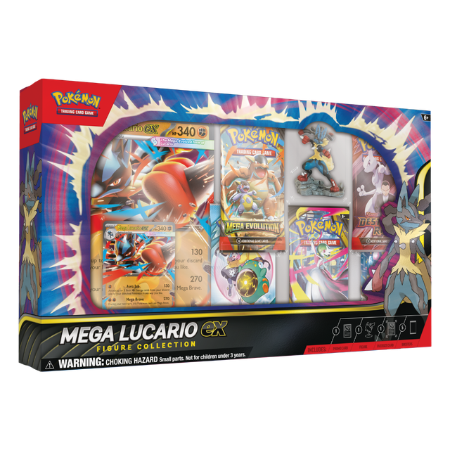 Pokémon TCG: Mega Lucario ex Figure collection (julkaisu 7.11.2025)