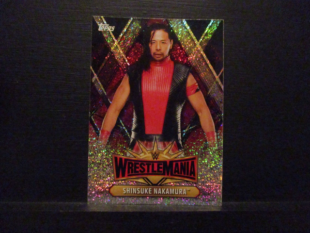 Shinsuke Nakamura - Champions Wrestlemania Original Trading Card #WM-3