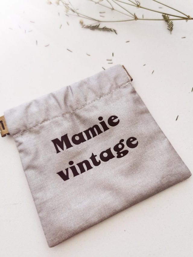 Porte monnaie "Mamie vintage" 