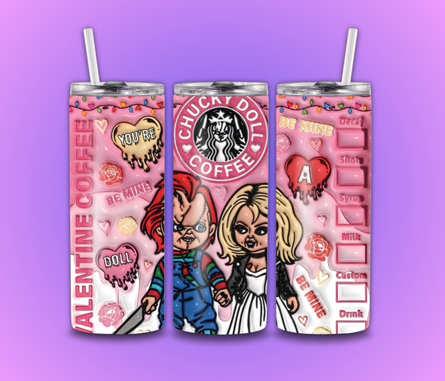 20oz tumbler with straw