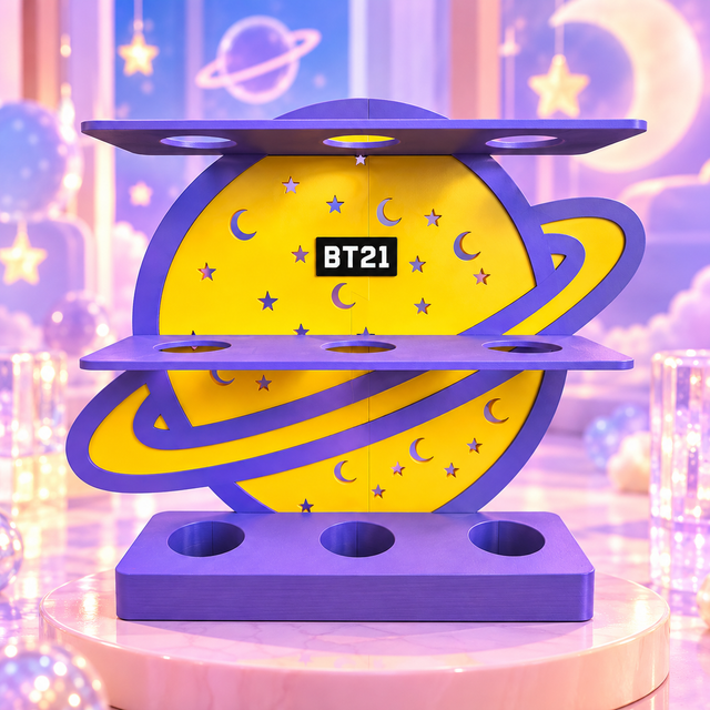 Expositor BT21 x McDonald's BTS – Diseño Planeta