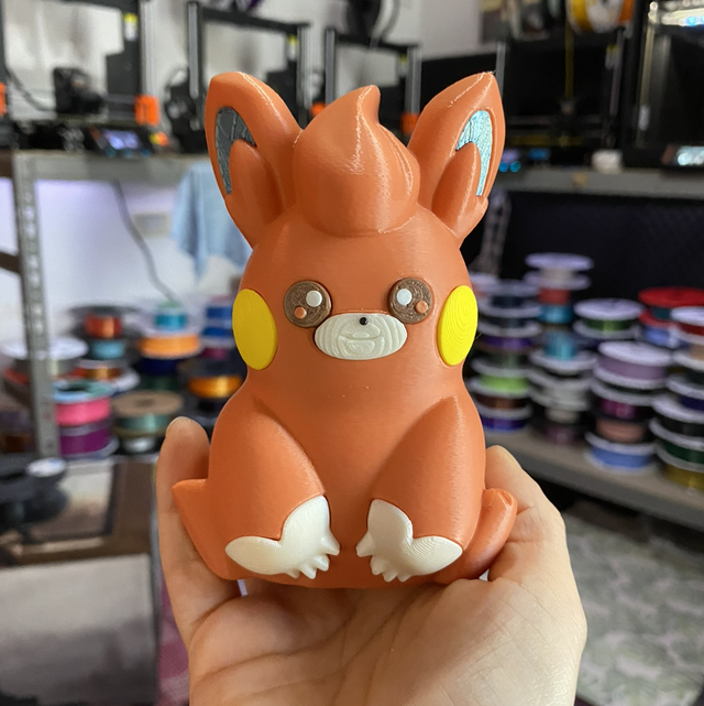 Fanart pla effetto multicolor o glitter