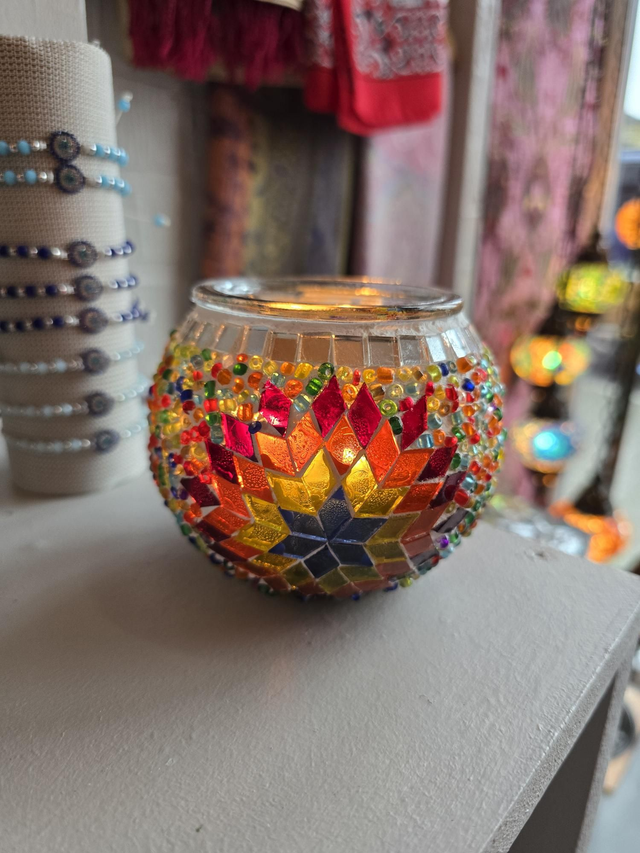 Mosaic Candle Holder