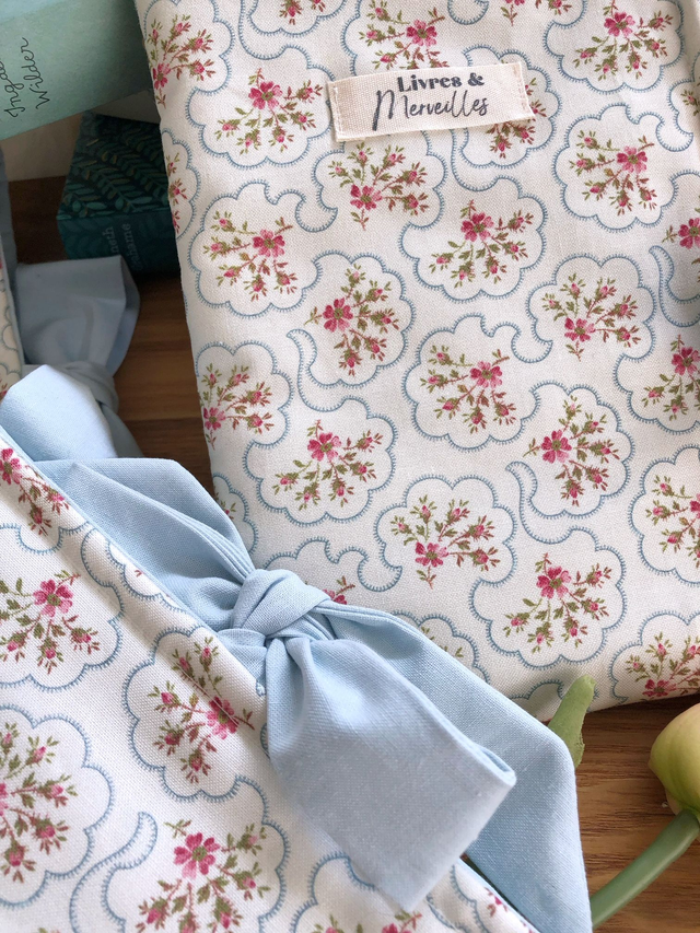 Pochette à livres en coton fleuri - Eloise Bridgerton