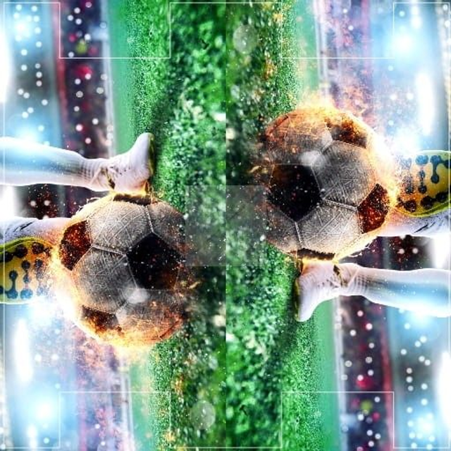 Panneau trousse carrée foot