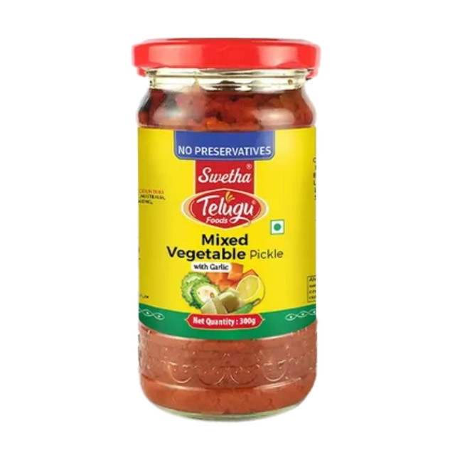 Telugu foods Mix Veg Pickle- 300g