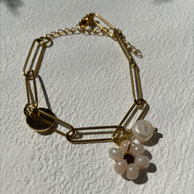 Bracelet Clover doré - Yucca bijoux 