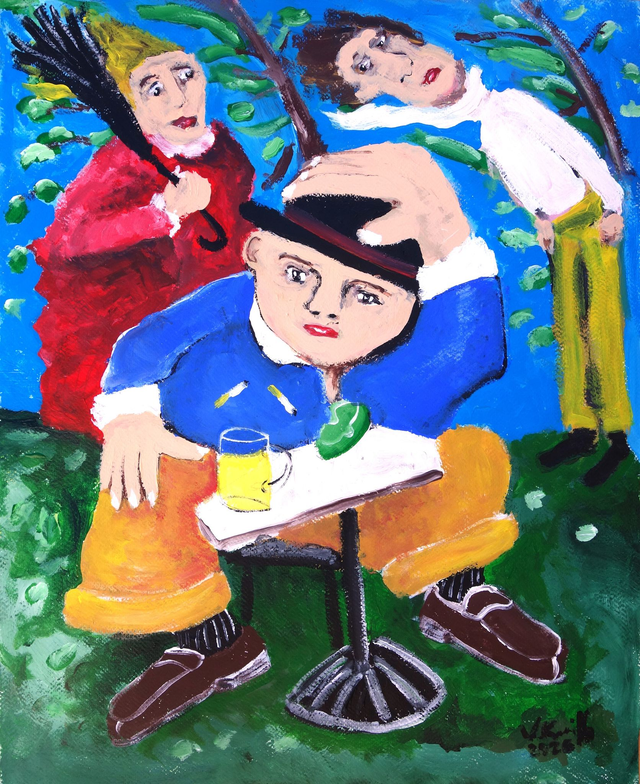 Touriste Allemand Dans La Tourmente