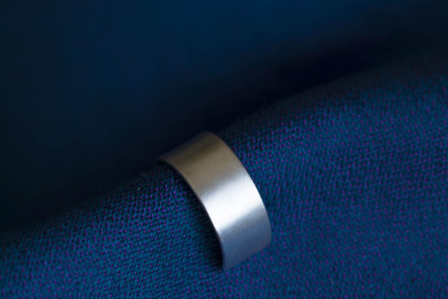 Silver Plain Slimline Ear Cuff