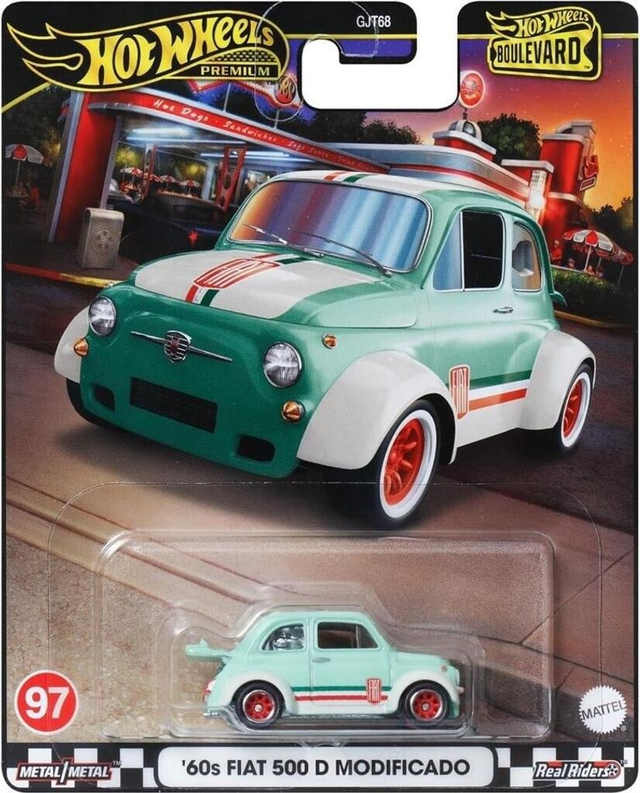 Hot Wheels Premium Boulevard - '60's Fiat 500 D Modificado