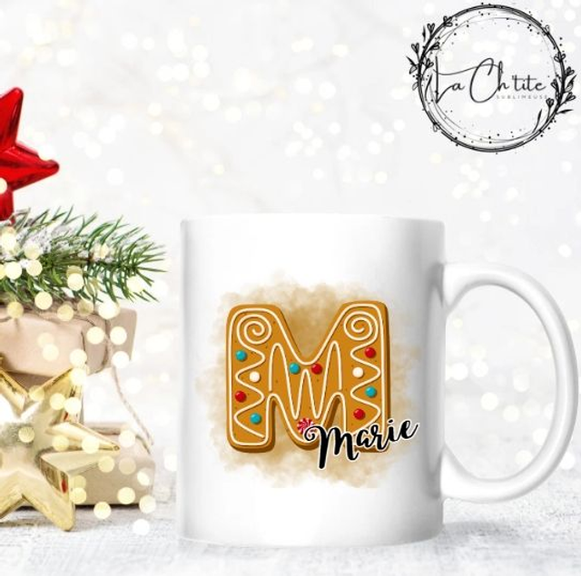 Mug Prénom Personnalisé Petit Biscuit.
