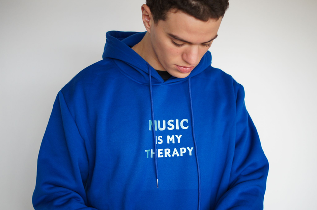 Hoodie Unisex Blue