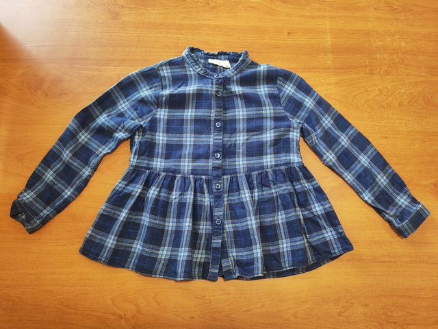 Blouse bleu en 5 ans
