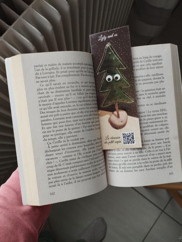 Marque page petit sapin