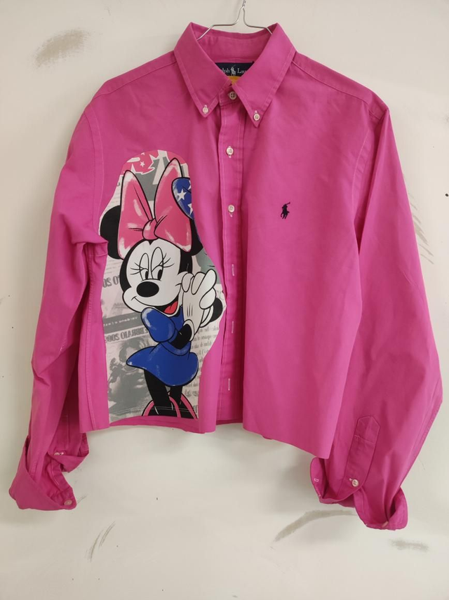 Reworked shirt with Disney world 