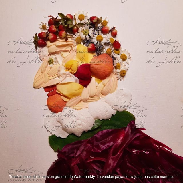 Inspiration Arcimboldo 20x20cm Papier classique 180g