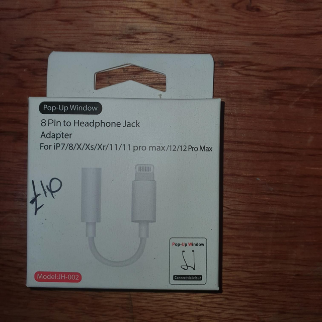 8 PIN To Headphone Jack