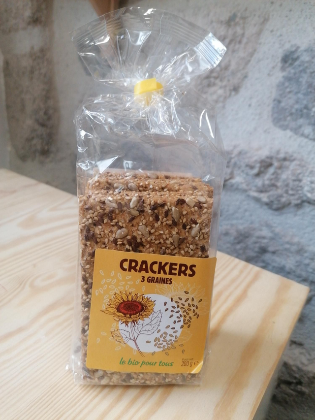 Crackers 3 Graines 200g