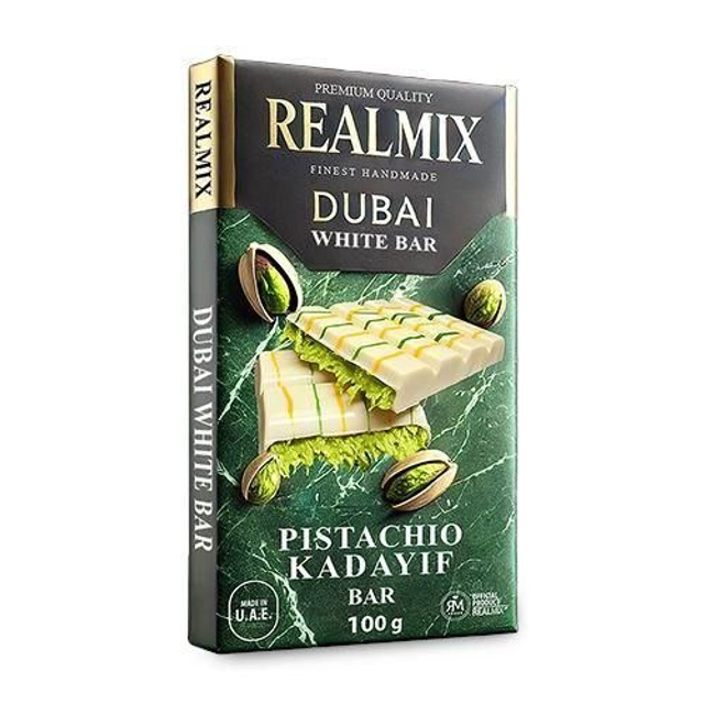 Realmix Biela Dubajská Čokoláda 100 gr.