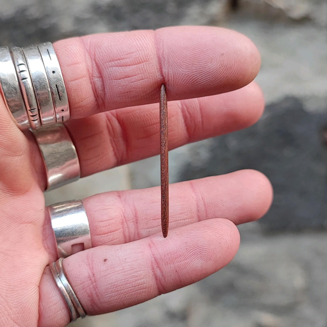 Barre de Piercing pour Nombril en Bois d'Acajou Sapele