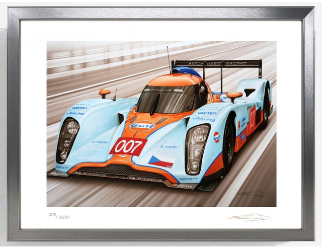 Aston Martin DBR1-2 2009 - Framed Print