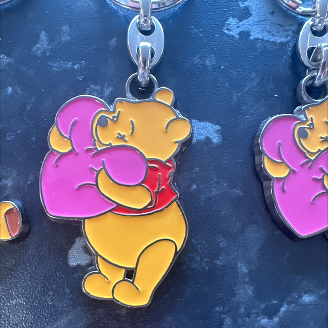 Winnie the Pooh Heart Keyring 