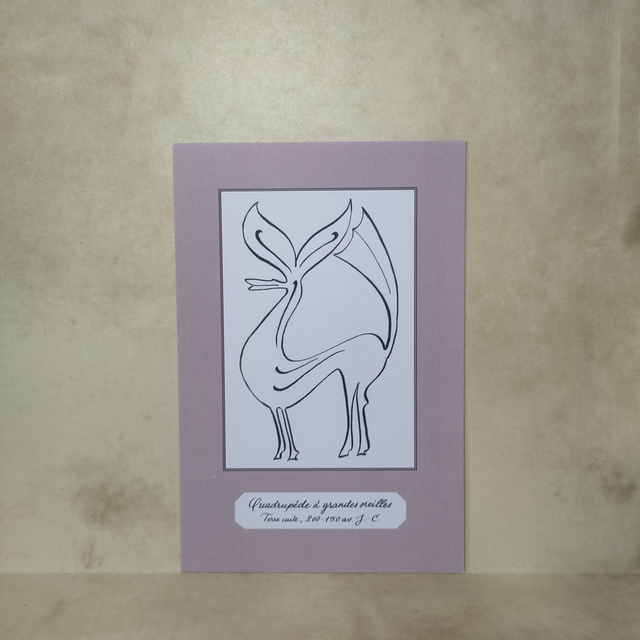 Carte Art Celte - Quadrupède à grandes oreilles