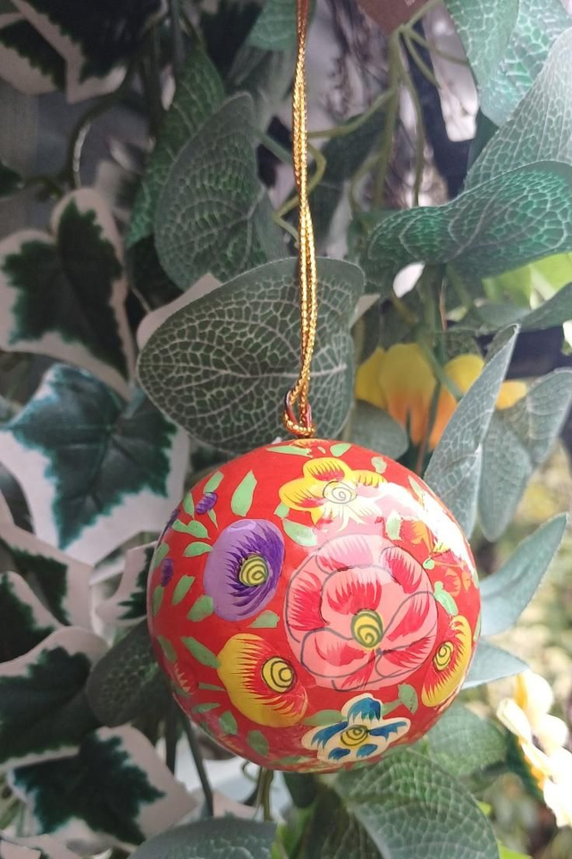 Hand Painted Kashmiri Baubles