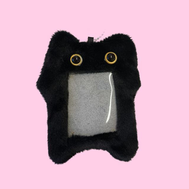 Fluffy Big Eyes Monster Card Holder