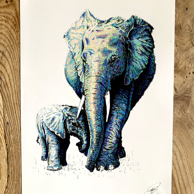 Iridescent Elephants 