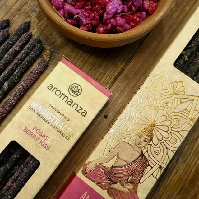 Aromanza - Sahumerio Magistral Rosa Berry Kiss *397