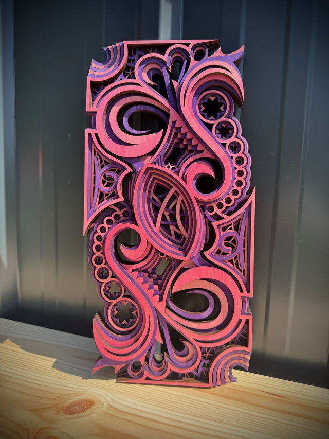 Le Pulse / violet et rose